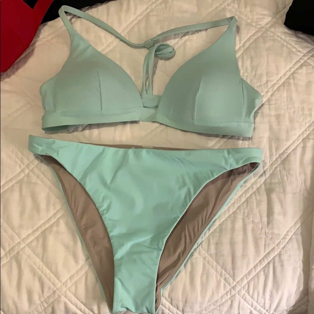 Lululemon Deep Sea High rise Bikini Bottoms